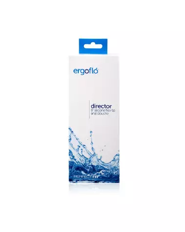 Image Poire à Lavement Ergoflo Director Noire par PerfectFitBrand pour Nettoyage Anal Profond et Hygiénique-2