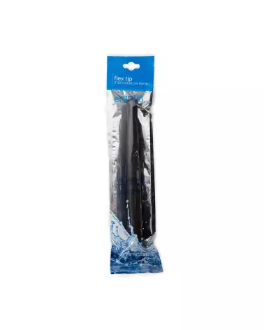 Ergoflo Flex Tip Noir Silicone Poire à Lavement Anal PerfectFitBrand-2