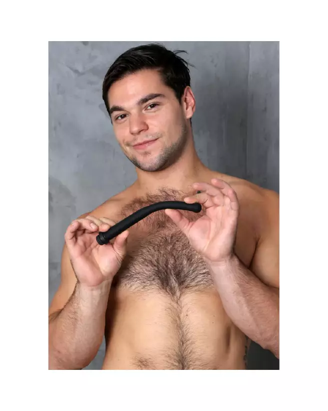 Ergoflo Flex Tip Noir Silicone Poire à Lavement Anal PerfectFitBrand-5
