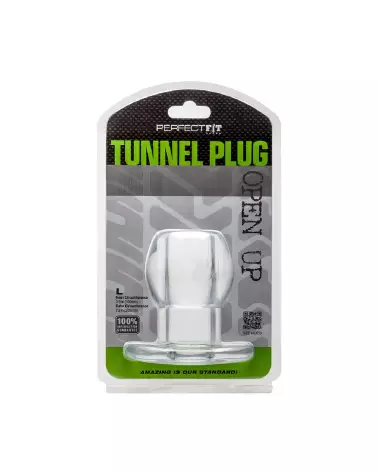Image du Tunnel Plug Hollow L de PerfectFitBrand, plug anal transparent de grande taille-2