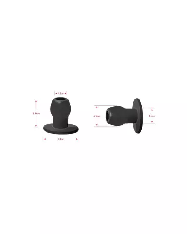 Image du Tunnel Plug Hollow L de PerfectFitBrand, plug anal transparent de grande taille-3