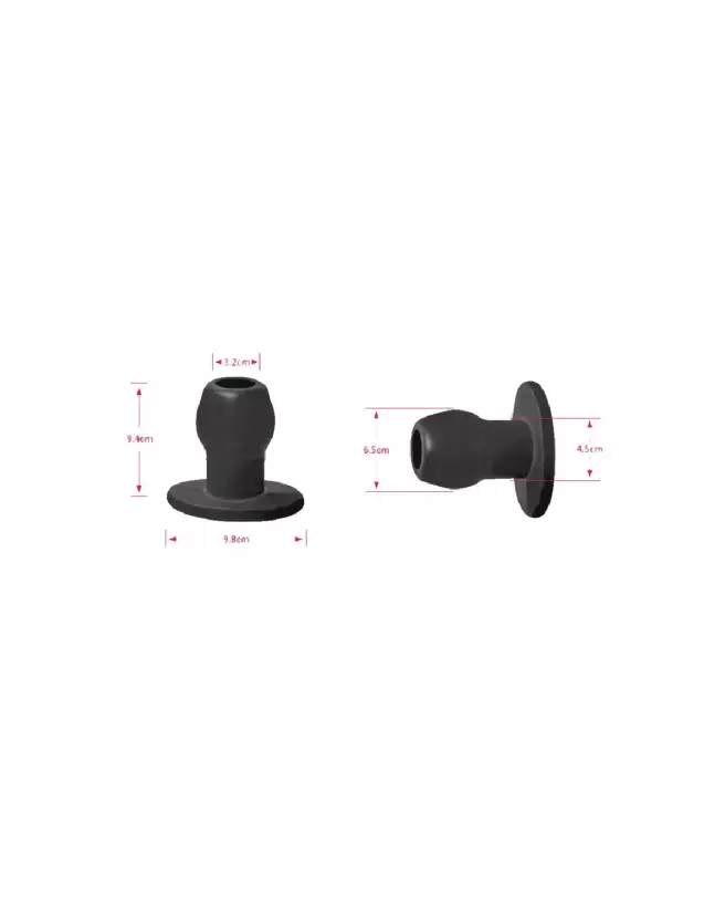 Image du Tunnel Plug Hollow L de PerfectFitBrand, plug anal transparent de grande taille-4