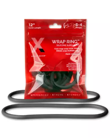Image du Silicone Slim Wrap Ring PerfectFitBrand, cockring ajustable et strap pour optimisation endurance et plaisir-3