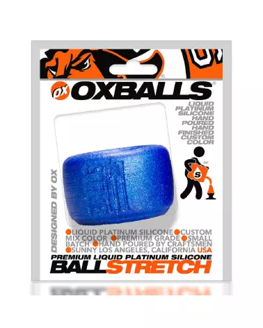 Image de Balls-T Compact Stackable Ballstretcher Blueballs Metallic par Oxballs-3