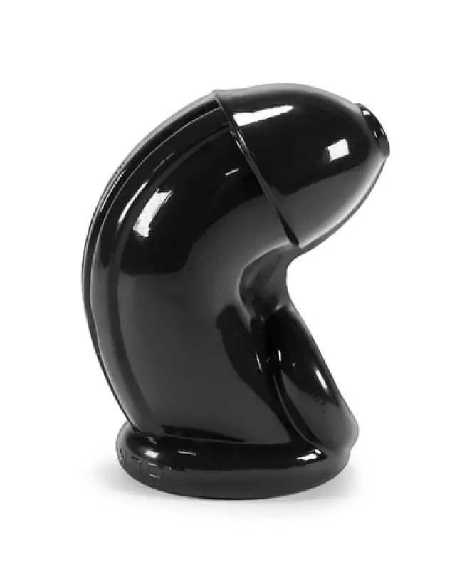 Image du Cock-Lock Chastity and Packer Noir par Oxballs, dispositif de chasteté en silicone-1