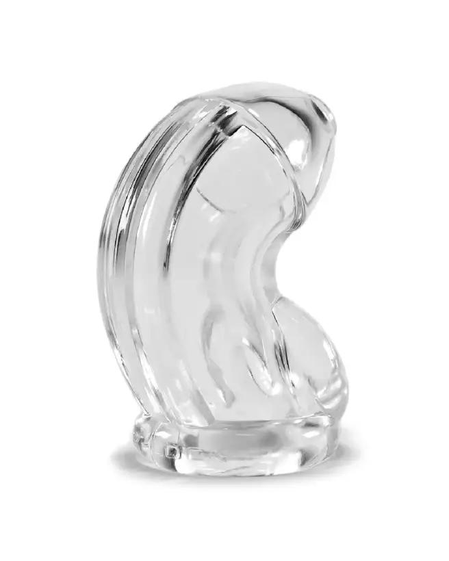 Oxballs Cock-Lock Chastity and Packer Clear in Transparent Material-3