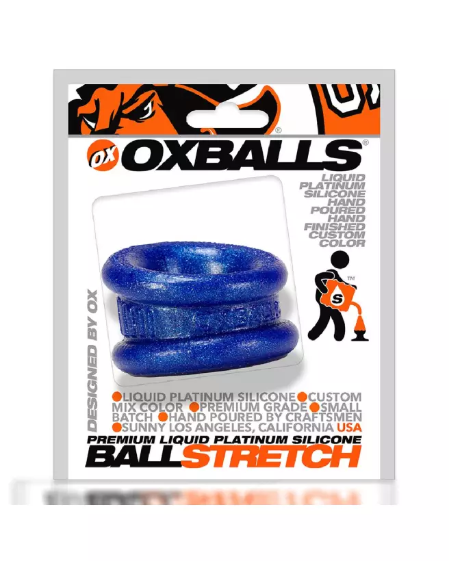 Ballstretcher Neo Angle Blueballs de Oxballs en silicone-2