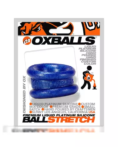 Ballstretcher Neo Angle Blueballs de Oxballs en silicone-2