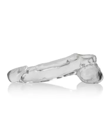 Daddy Bluberry Cocksheath Clear de Oxballs, gaine pénienne en silicone transparent-1