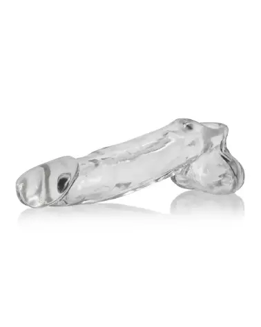 Daddy Bluberry Cocksheath Clear de Oxballs, gaine pénienne en silicone transparent-5