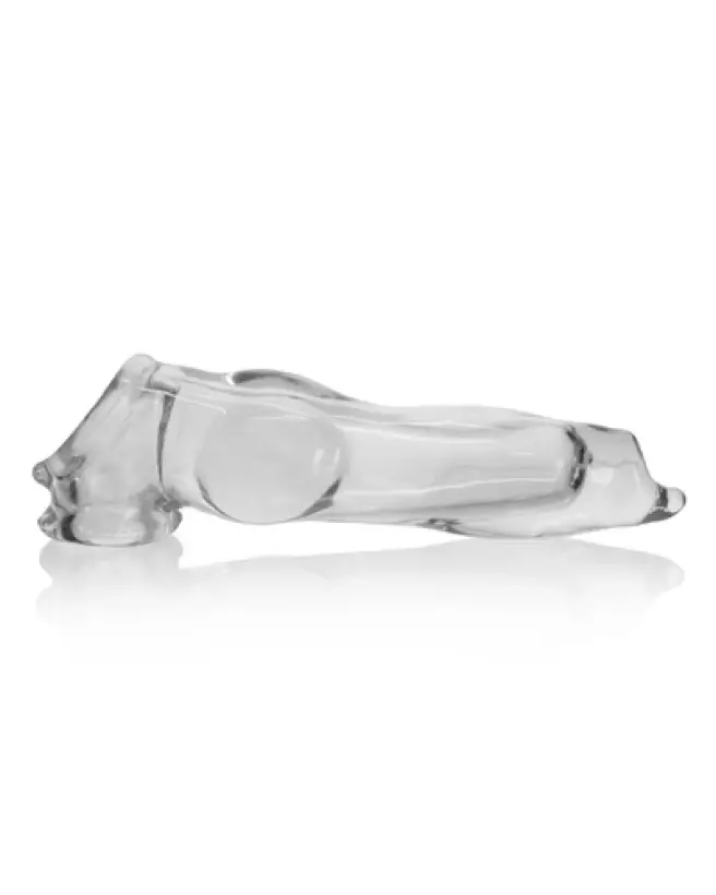 Image du Beast Cocksheath Clear par Oxballs, gaine pour pénis en silicone transparent-1