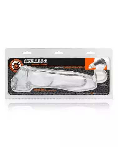 Image du Beast Cocksheath Clear par Oxballs, gaine pour pénis en silicone transparent-2