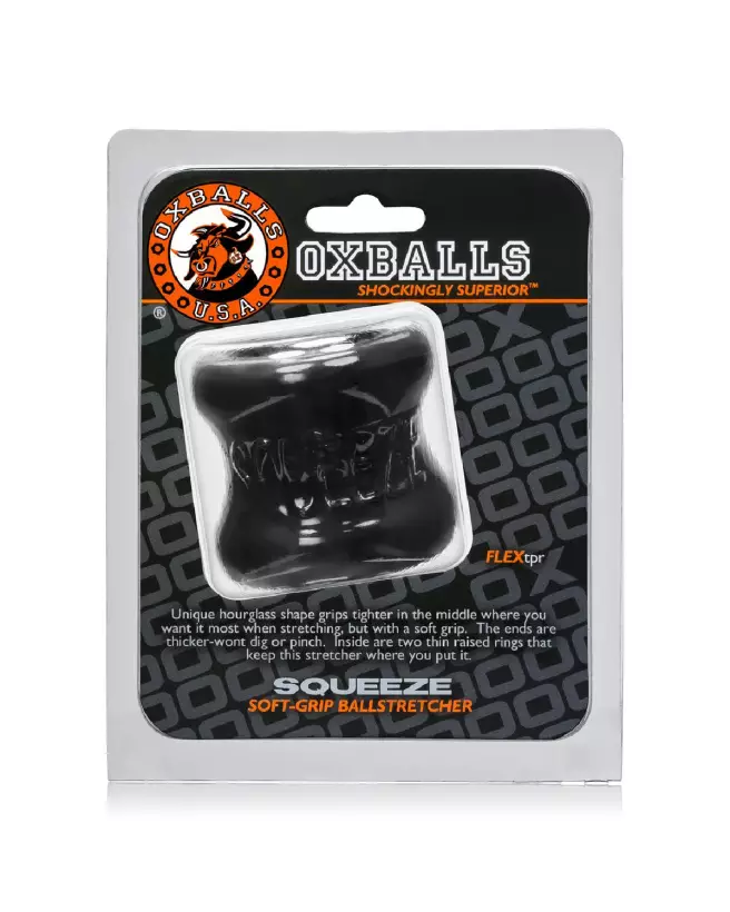 Image du Squeeze Hourglass Ballstretcher Noir par Oxballs-2