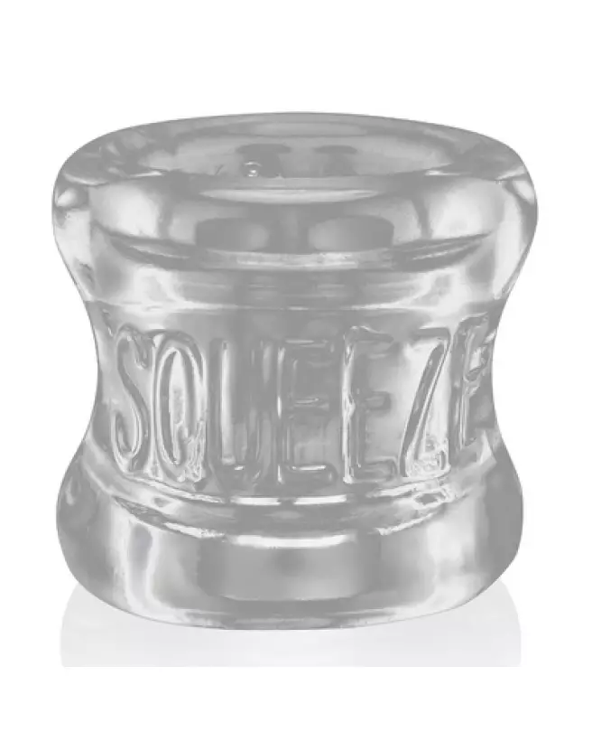 Image du Squeeze Hourglass Ballstretcher Clear par Oxballs, design transparent et ergonomique-1