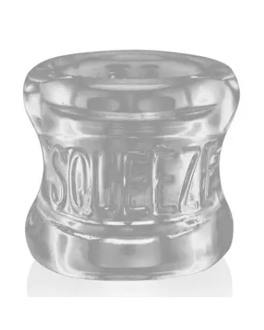 Image du Squeeze Hourglass Ballstretcher Clear par Oxballs, design transparent et ergonomique-1