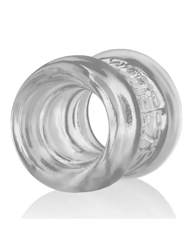 Image du Squeeze Hourglass Ballstretcher Clear par Oxballs, design transparent et ergonomique-3