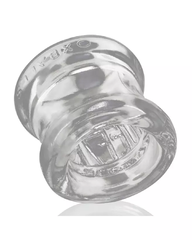 Image du Squeeze Hourglass Ballstretcher Clear par Oxballs, design transparent et ergonomique-5