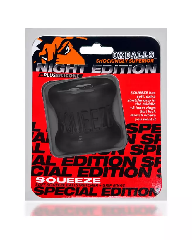 Image du Ballstretcher Oxballs Squeeze Hourglass en Silicone Night-2