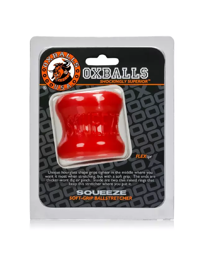 Image du Squeeze Hourglass Ballstretcher Rouge par Oxballs-2