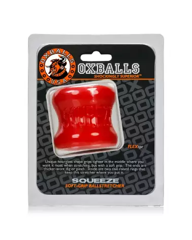 Image du Squeeze Hourglass Ballstretcher Rouge par Oxballs-2