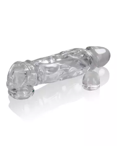 Image de la gaine pour pénis Butch Veiny Cocksheath Clear d'Oxballs, manchon réaliste et confortable-4