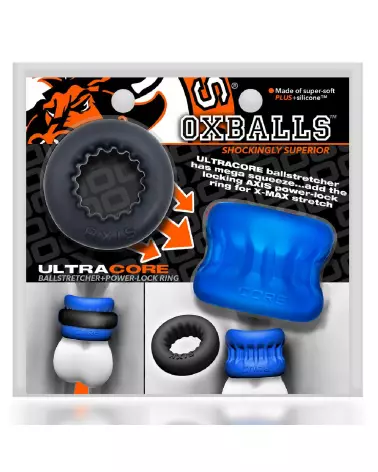 Photo d'Ultracore Core Ballstretcher with Axis Ring Blue Ice par Oxballs-2