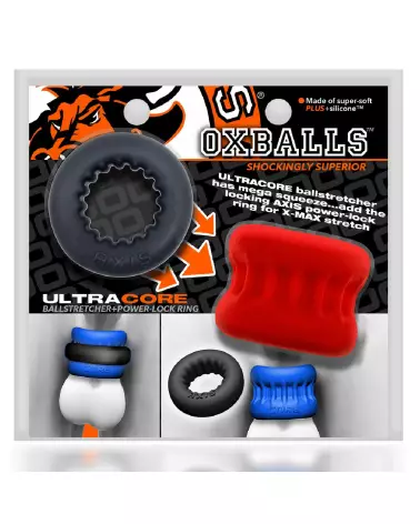 Ultracore Ballstretcher Red Ice par Oxballs avec Axis Ring-2