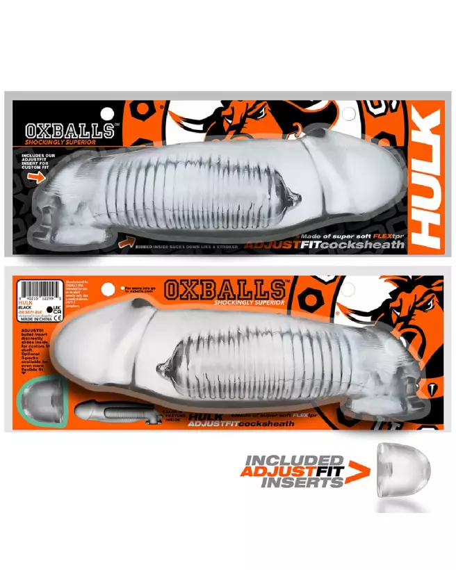 Gaine Pénienne Hulk Gargantic Cocksheath Transparente Oxballs-2
