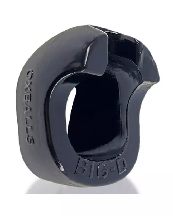 Image du Cockring Oxballs Big-D Bigger Bulge avec Shaft Grippers en Noir-1