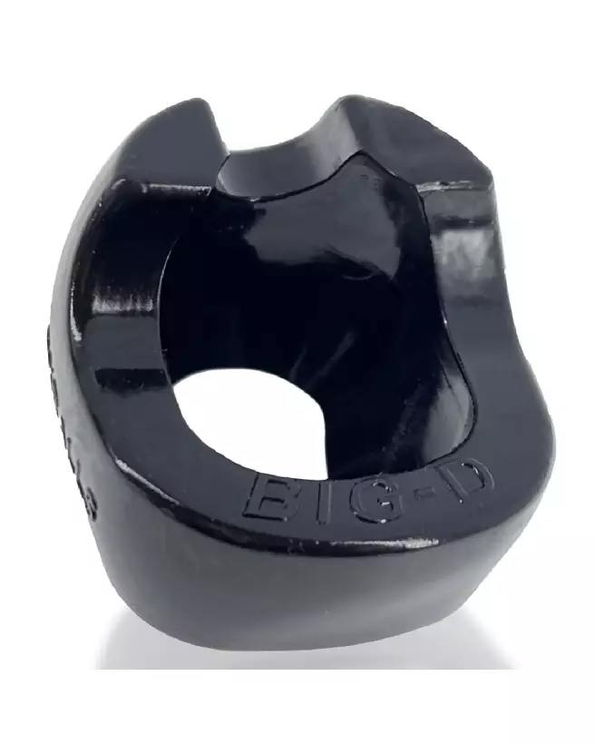 Image du Cockring Oxballs Big-D Bigger Bulge avec Shaft Grippers en Noir-3
