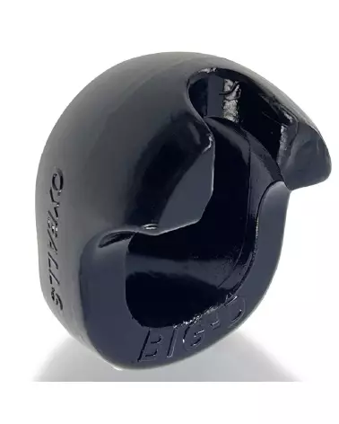 Image du Cockring Oxballs Big-D Bigger Bulge avec Shaft Grippers en Noir-5