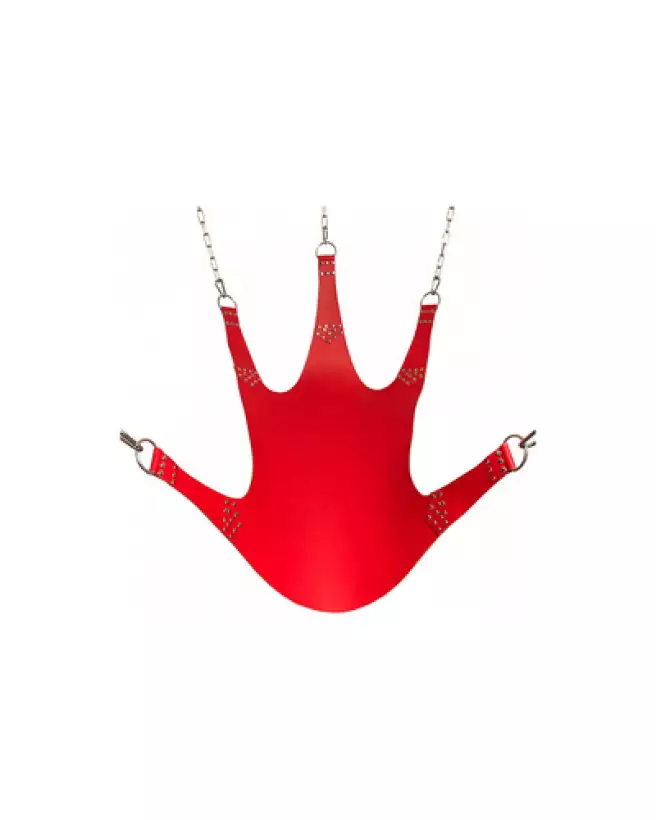 Balançoire sexuelle en cuir Mr. Sling à 5 points robuste et confortable-1