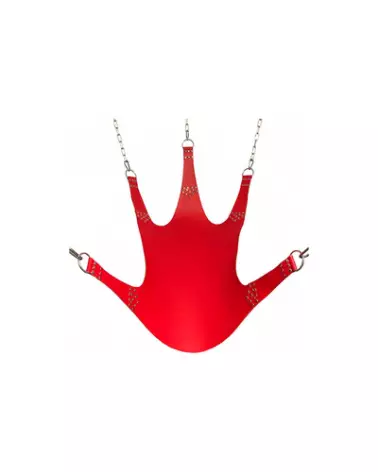 Balançoire sexuelle en cuir Mr. Sling à 5 points robuste et confortable-1