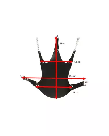 Image de la Balançoire Sexuelle Mr. Sling en Cuir 5 Points-4
