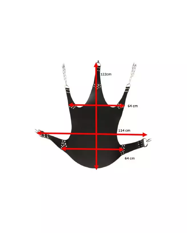 Image de la Balançoire Sexuelle Mr. Sling en Cuir 5 Points-5