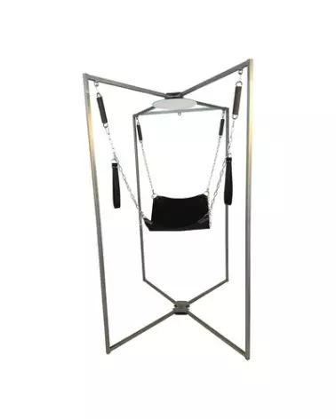 Miroir incassable Mr. Sling avec cadre métallique robuste pour intérieur et extérieur-1