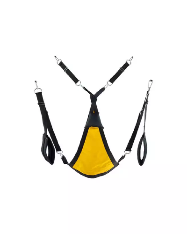 Balançoire sexuelle Mr. Sling en toile triangle avec points de fixation ajustables-1