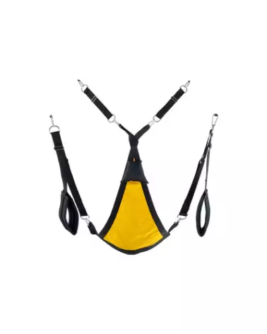 Balançoire sexuelle Mr. Sling en toile triangle avec points de fixation ajustables-1