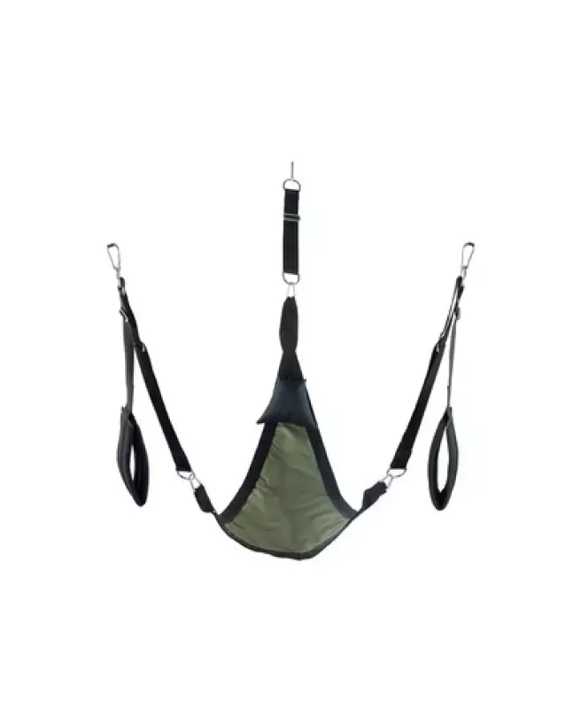 Image de la balançoire sexuelle Mr. Sling Triangle Canvas avec options 3 ou 4 points de fixation-1