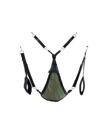 Image de la balançoire sexuelle Mr. Sling Triangle Canvas avec options 3 ou 4 points de fixation-3