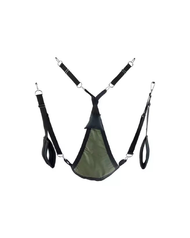 Image de la balançoire sexuelle Mr. Sling Triangle Canvas avec options 3 ou 4 points de fixation-4