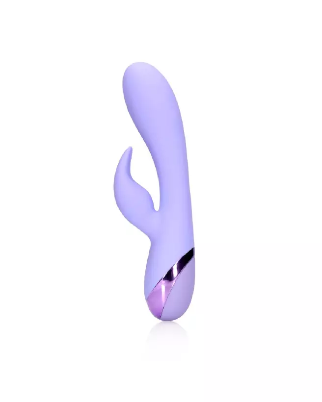 Silicone Rabbit Vibrator Lavender Digital par Loveline Shots-6