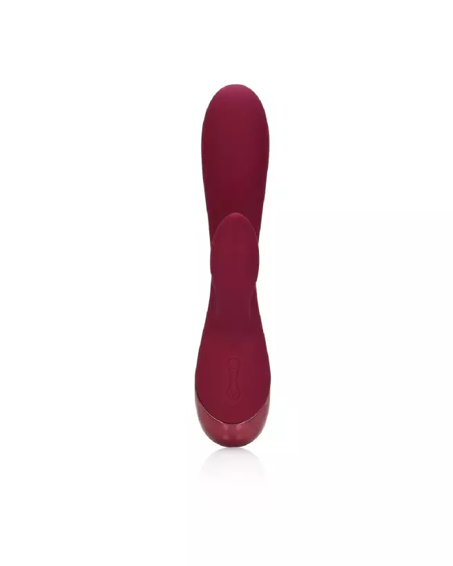 Smooth Silicone Rabbit Vibrator Dark Cherry par Loveline by Shots - Image du produit-5