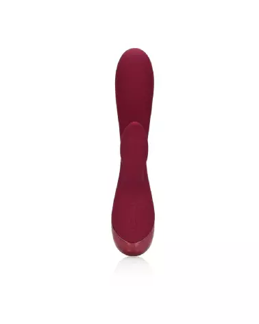 Smooth Silicone Rabbit Vibrator Dark Cherry par Loveline by Shots - Image du produit-5
