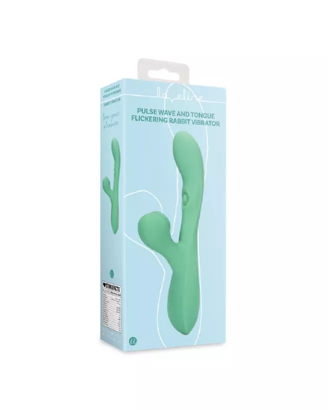 Vibrateur Lapin Loveline by Shots avec Ondes Pulsées et Langue Mobile-2