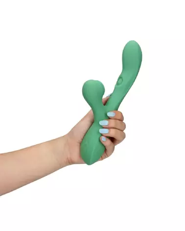 Vibrateur Lapin Loveline by Shots avec Ondes Pulsées et Langue Mobile-7