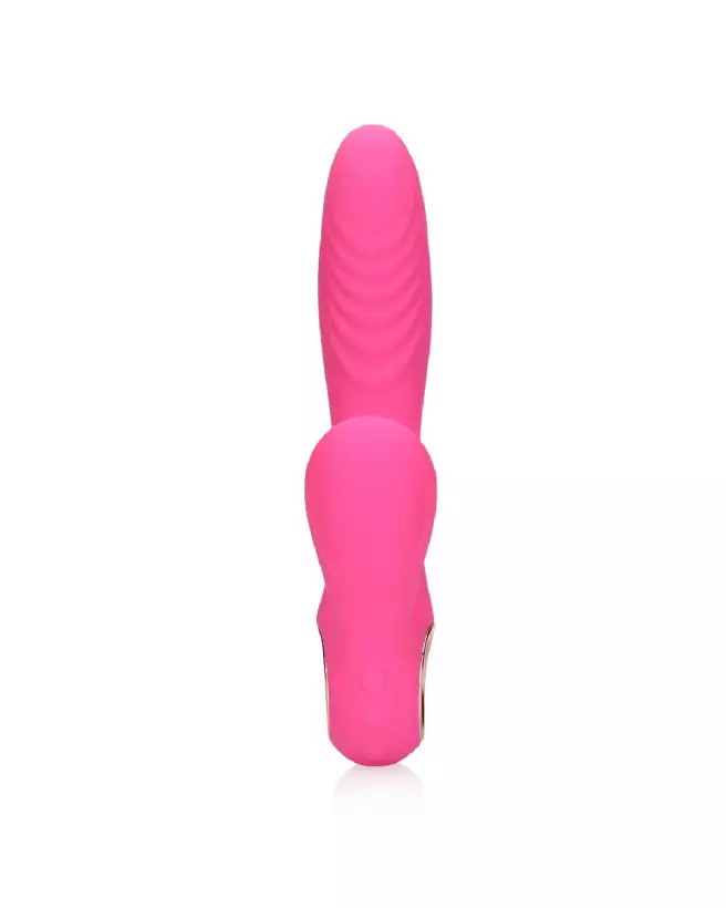 Image du Strapon Flexible Vibrant Sans Bretelles de Loveline by Shots-5