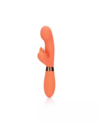Image du Vibrateur Lapin en Silicone avec Stimulateur Clitoridien Cannelé Loveline by Shots-1