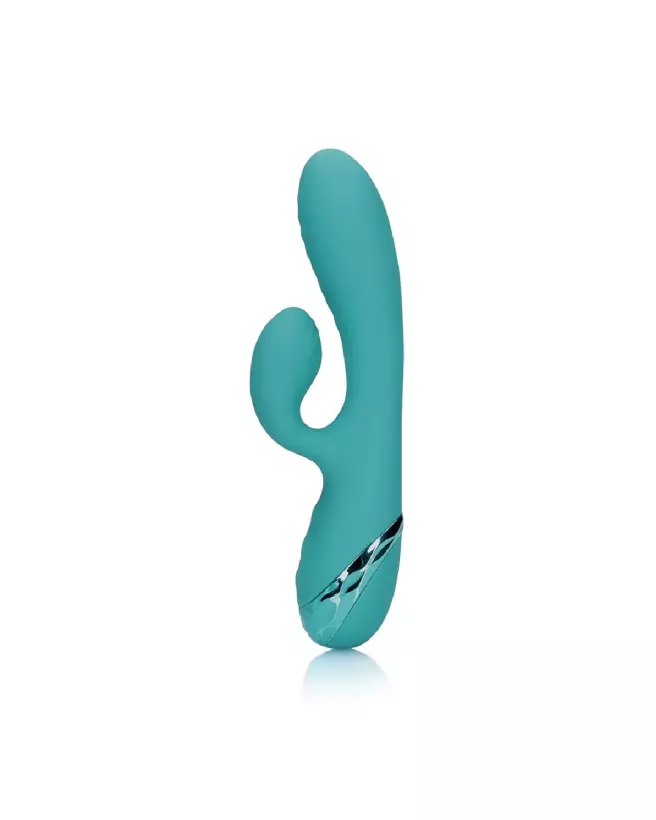Vibrateur Lapin Gonflable Loveline by Shots en action-6