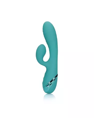 Vibrateur Lapin Gonflable Loveline by Shots en action-6